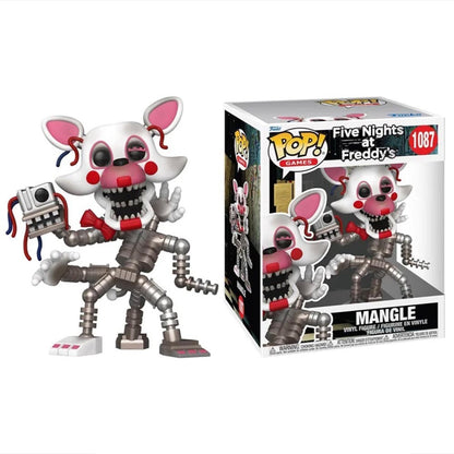 Funko Pop Five Nights At Freddy's Boneco de Ação Bonnie Modelo Chica Enfeites Foxy Boneca Freddy Mangle Brinquedo de Coleção Presente