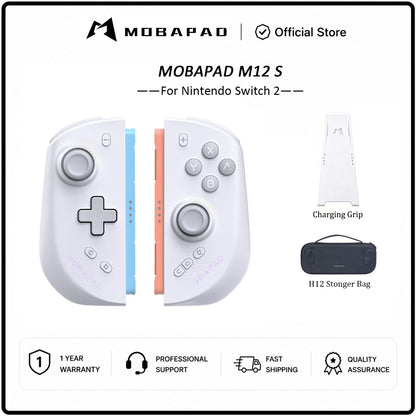 MOBAPAD M12 HD / M12 S Joypad for Nintendo Switch 2 with TMR Joystick HD Vibration Mechanical Buttons Remap Macro Gamepad