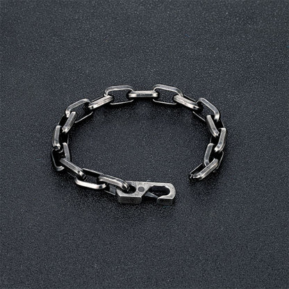 Pulseira de Corrente O Simples de Charme Cuba Masculina Feminina Moda Dubai Elo Punk Hip Hop Aço Inoxidável Casal Bangle Joias da Moda Presentes