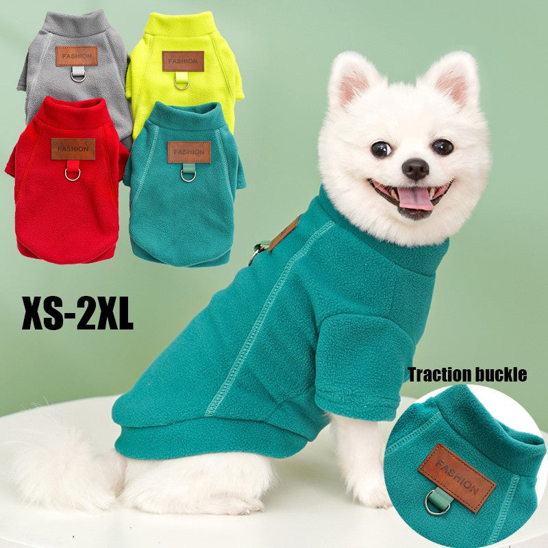 Roupas de Inverno Quentes para Cães Pequenos, Moletons de Cachorro da Moda, Blusão de Cor Sólida para Filhotes, Pulôver Macio para Gatos, Moletons para Chihuahuas e Pets