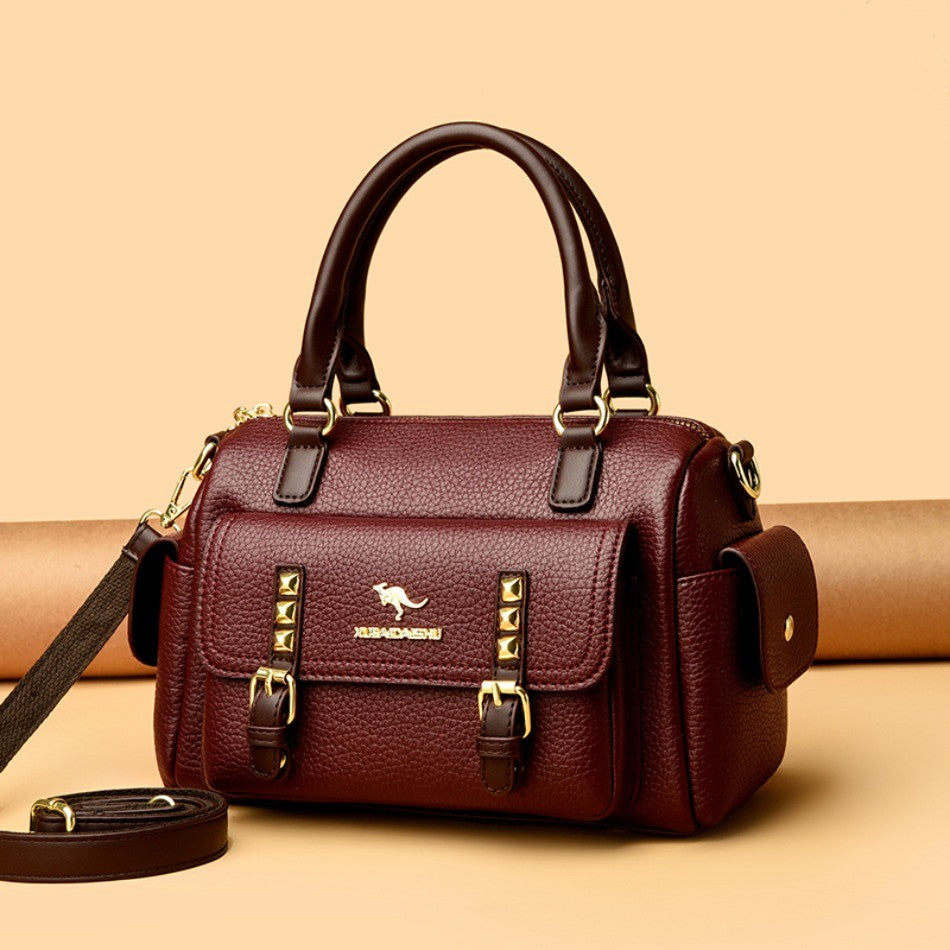 Luxury Designer Soft Pu Leather Shoulder Crossbody Messenger Bags for Women 2026 High Quality Casual Ladies Purses and Handbags