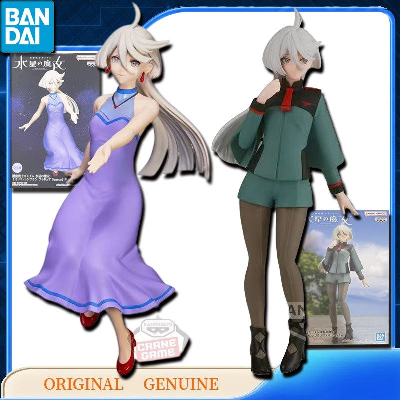 Bandai Original Genuíno BANPRESTO SULETTA CHUATURY NIKA MIORINE ELAN GUEL Qposket Bonecos de Ação de Anime Brinquedos de Presente Enfeites de Modelo