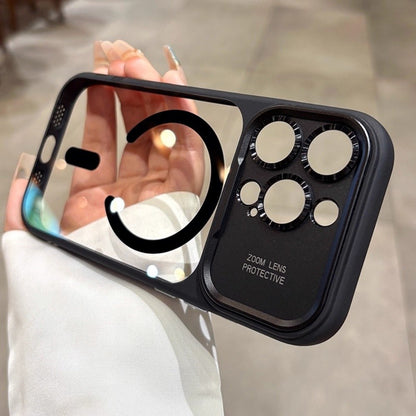 Capa Protetora Magnética Transparente de PC à Prova de Choque para iPhone 17 Pro Max Air para Magsafe Capa de Telefone para iPhone 13 14 15 12 16 Pro Max 17