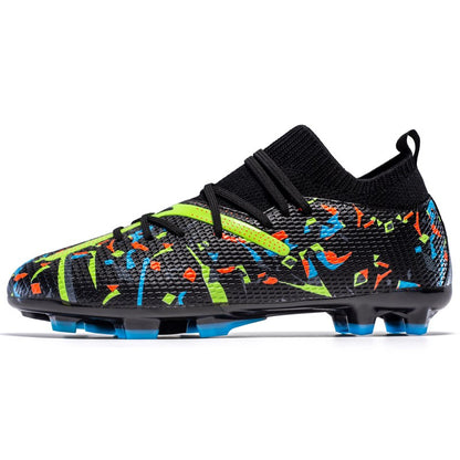 Mens Football Field Boots Ultralight Turf Indoor Society Training Soccer Shoes Cleats for Kids Sneakers TF/FG Football Shoes