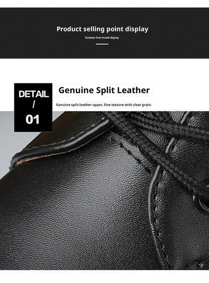 Fashion Men's Shoes Genuine Leather Unisex Casual Shoes Breathable Flat Driving Shoes Outdoor Non-slip Man Loafers Mens Shoes