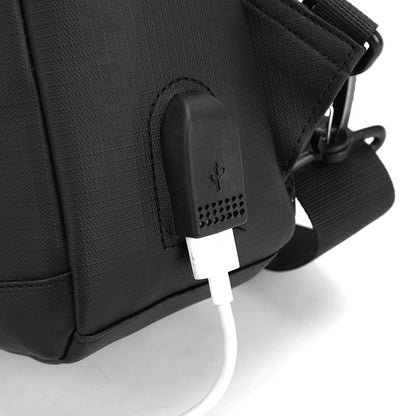 Men's Stylish Shoulder Sling Bag - Compact Waist Pouch with Multiple Compartments (Fits Phone, Wallet & Keys) Chest Pack