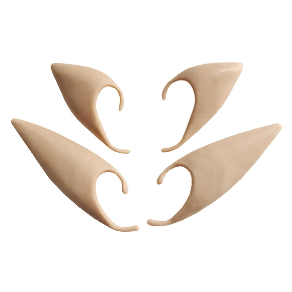 Halloween Elf Ears Latex Simulation Ears Props Fairy Angel Cosplay Mask Halloween Costume Accessories Mascaras Halloween Party