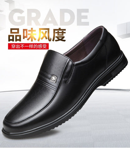 Handmade Genuine Leather Shoes Men Loafers Business Casual Shoes Classic Soft Leather Hombre Breathable Flat Shoes