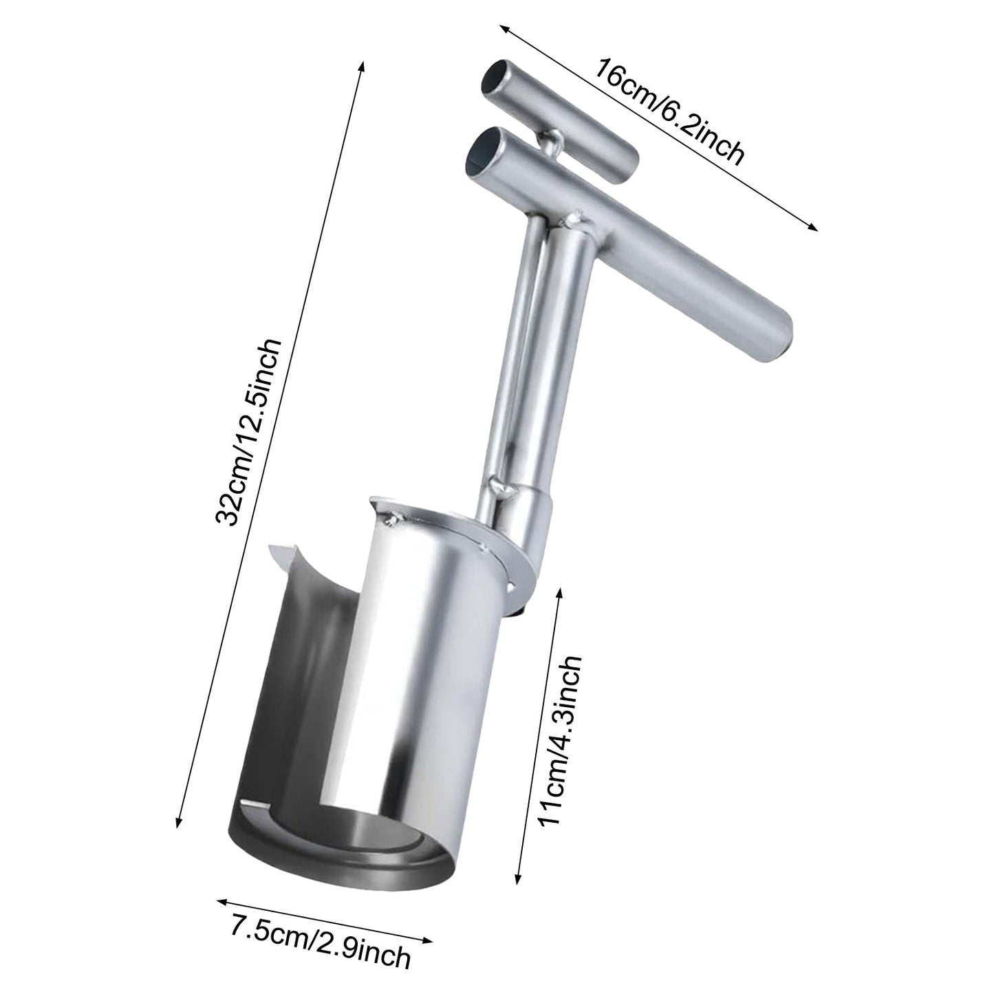 1Pc Seedling Transplanter Stainless Steel Seeds For Plants And Fruit Trees Are Convenient For Transplanting Gardening Tools