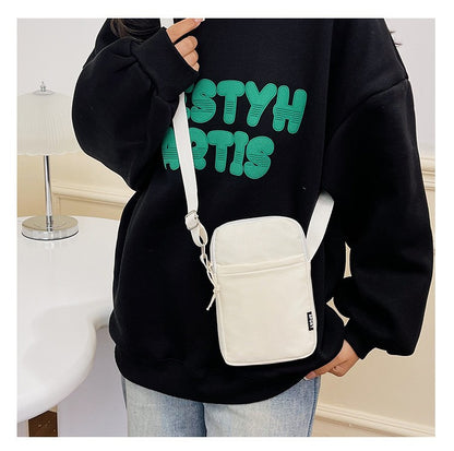 New Fashion Mobile Phone Bag Women's Messenger Bag All-match Mini Small Crossbody Bag Hanging Neck Coin Purse Vertical Handbag