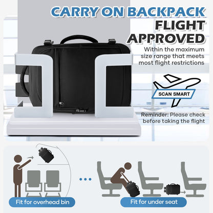 Men 15.6 inch Laptop Bag Cabin Airplane Travel Backpack 40x30x20, Hand Luggage Cabin Backpack Wizzair 40x30x20, College Backpack