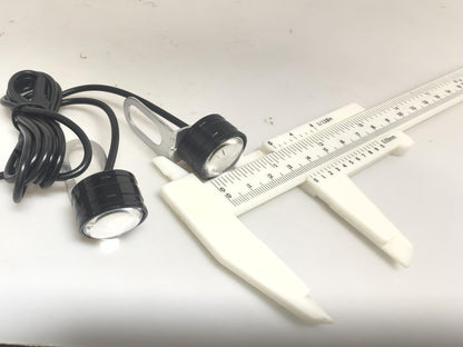 1 Par Moto Flash Estroboscópico Olho de Águia Luz Diurna Moto Lâmpada de Nevoeiro Farol Acessórios para Moto