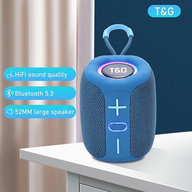 Caixa De Som Speaker Bluetooth Portátil Music Sem Fio Subwoofer Mini Rádio FM Woofer Graves Computador PC TV Pequeno Áudio