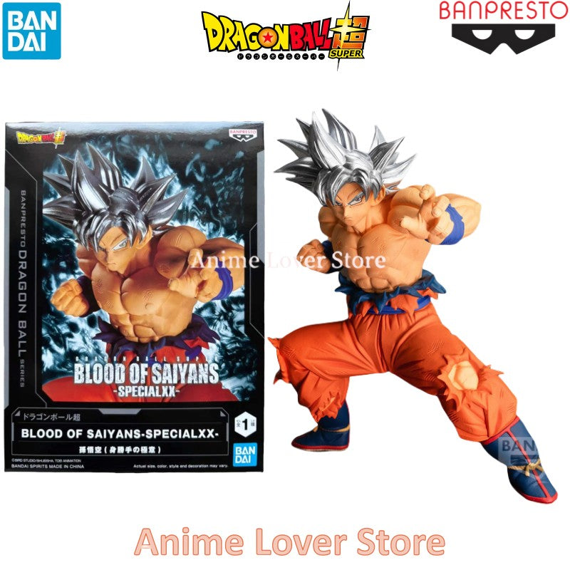Bandai Original BANPRESTO Dragon Ball Super SANGUE DOS SAIYAJINS Son Gohan Broly Gogeta Vegetto Son Goku Brinquedos de Bonecos de Anime