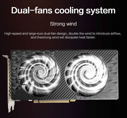 MLLSE AMD RX 590 8GB 2304SP Gaming Graphics Card GDDR5 256Bit PCI-E 3.0 ×16 6Pin Radeon GPU Rx 590 Video Card Placa De Video