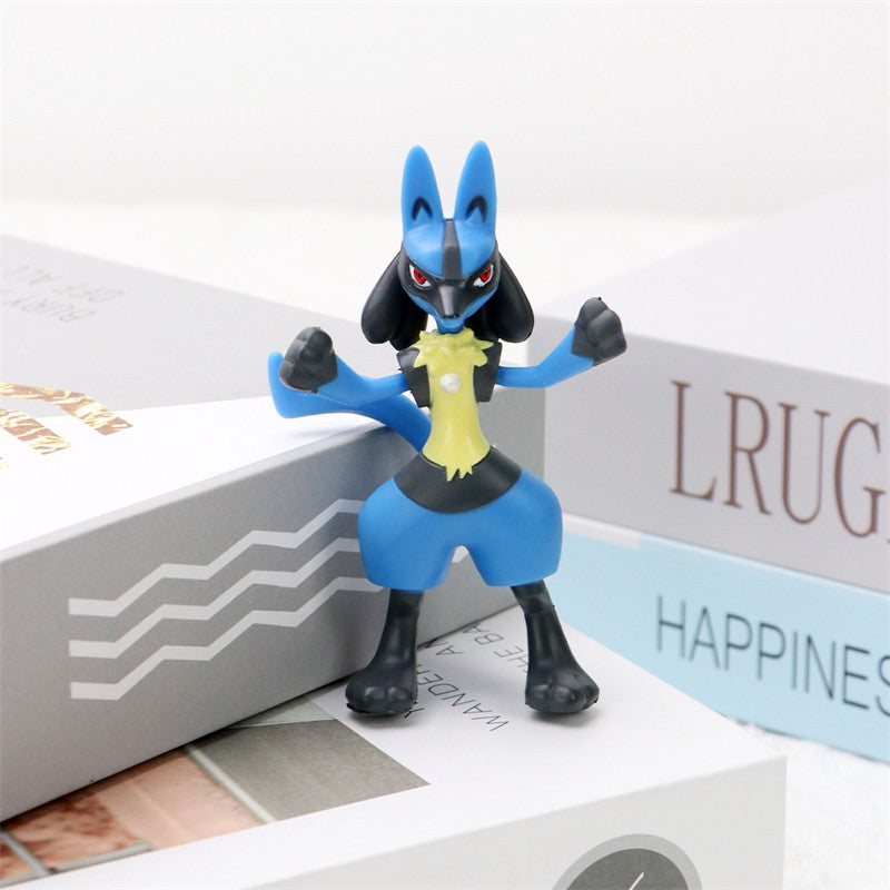 Pokemon Charizard Lucario Meowth Kyogre Mewtwo Bonecos de Ação Blastoise Leafeon Flareon Solgaleo PVC Bonecos Colecionáveis Presente