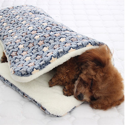 Tapete para animais de estimação de flanela macia cama de cachorro inverno engrossar cobertor quente para cães e gatos filhote de cachorro dormir capa toalha almofada para cães pequenos médios grandes