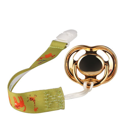 MIYOCAR BPA free CPSIA/CPSC PASS gold sliver pacifier with box set ideal gift for baby unique in the world bling pacifier