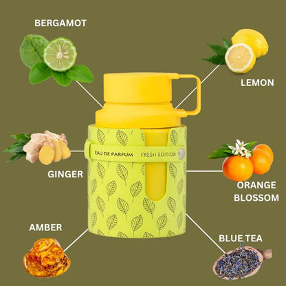 100ML Original Armaf Odyssey Limoni Fresh Pheromone Fragrance Arabian Women's Perfume Pheromone Cologne for Man Birthday Present