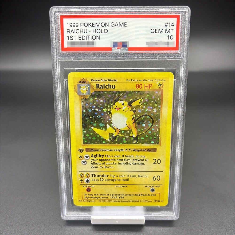 DIY 1999 PTCG JOGO Versão em Inglês 1ª EDIÇÃO CHARIZARD BLASTOISE Card de Coleção Card de Classificação 10Pontos Card de Anime Jogo de Cartas Presente Brinquedo