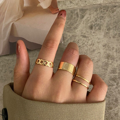 Conjunto de Anéis de Cristal Cor Prata para Mulheres, Anéis de Dedo de Zircônia Cúbica de Lua, Flecha, Flor, Coração, Joias Femininas da Moda