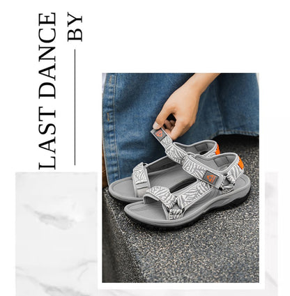 Classic Men's Hiking Sport Sandals Lightweight Leisure Beach Shoes Summer Open-Toe Breathable Travel Walking Sandials