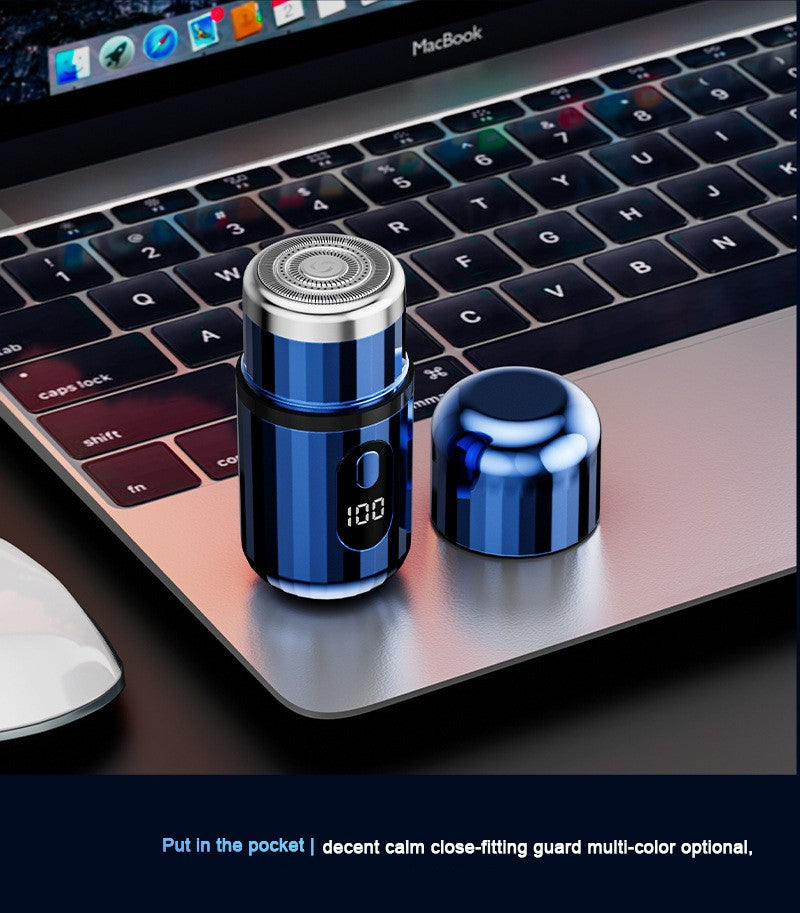 Mini Electric Shaver USB-C Rechargeable Shaver Waterproof Portable Shaver Powerful Travel Home Use Cordless Shaver