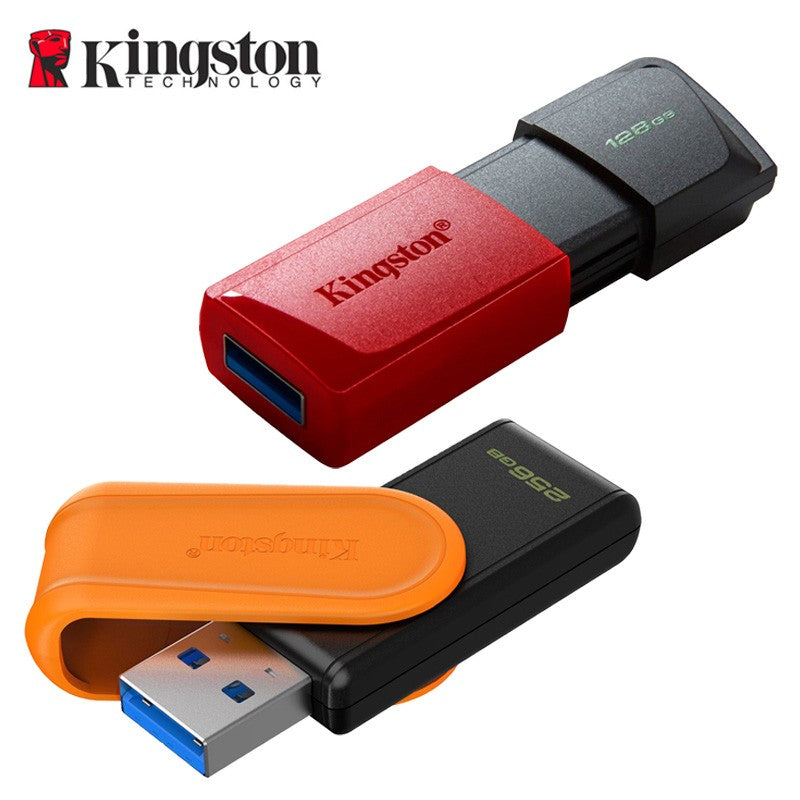 Pen Drive Kingston USB 3.2 Gen 1 Unidade Flash 64GB 128GB 256GB Disco Flash Mini Chave de Memória Original Pen Drive 3.2 para PC