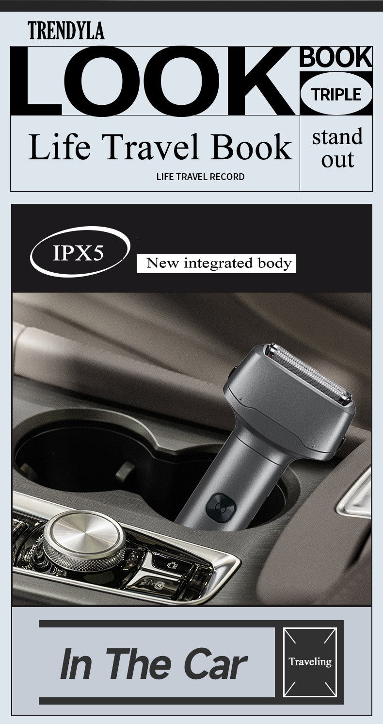 Rechargeable Reciprocating Electric Shaver for Men Portable Electric Razor for Men Cordless Head Shavers Men's Beard Trimmer