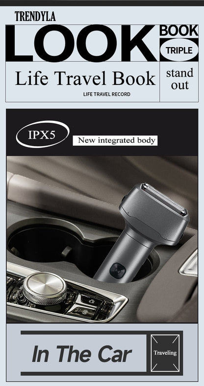 Rechargeable Reciprocating Electric Shaver for Men Portable Electric Razor for Men Cordless Head Shavers Men's Beard Trimmer