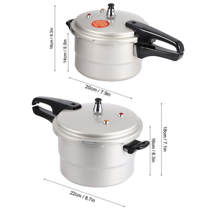 20/22cm Kitchen Pressure Cooker With Steaming Layer Electric Stove Gas Stove Explosion Proof Safety Cooking Utensils Outdoor Pot
