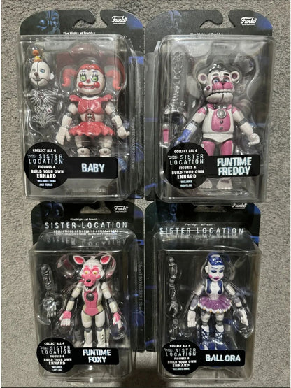 New FNAF Sister Location Figures Funtime Freddy Foxy Ballora 5-Inch Action Figure
