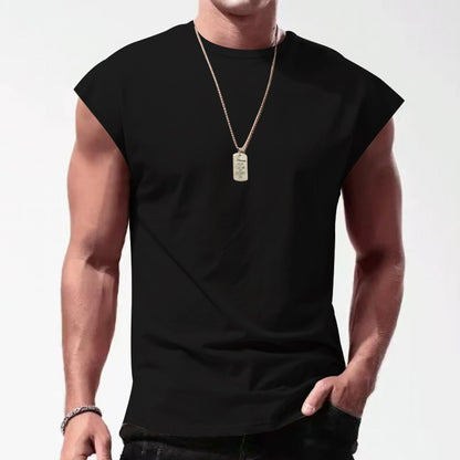 Summer Men's Mesh Gym Vest Quick Dry Loose Fitness Exercise Wide shoulder Sports Sleeveless Shirt Bodybuilding Tank Top