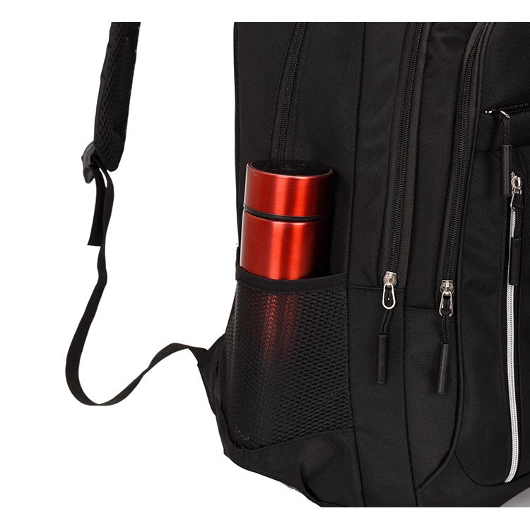 Men's backpack - large capacity, adjustable shoulder straps, multiple compartments, suitable for school, travel, and work, casua