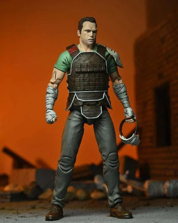 Original NECA 54348 O Último Ronin Casey Jones Série de Quadrinhos Boneco Novo Boneco de Ação de 7 Polegadas