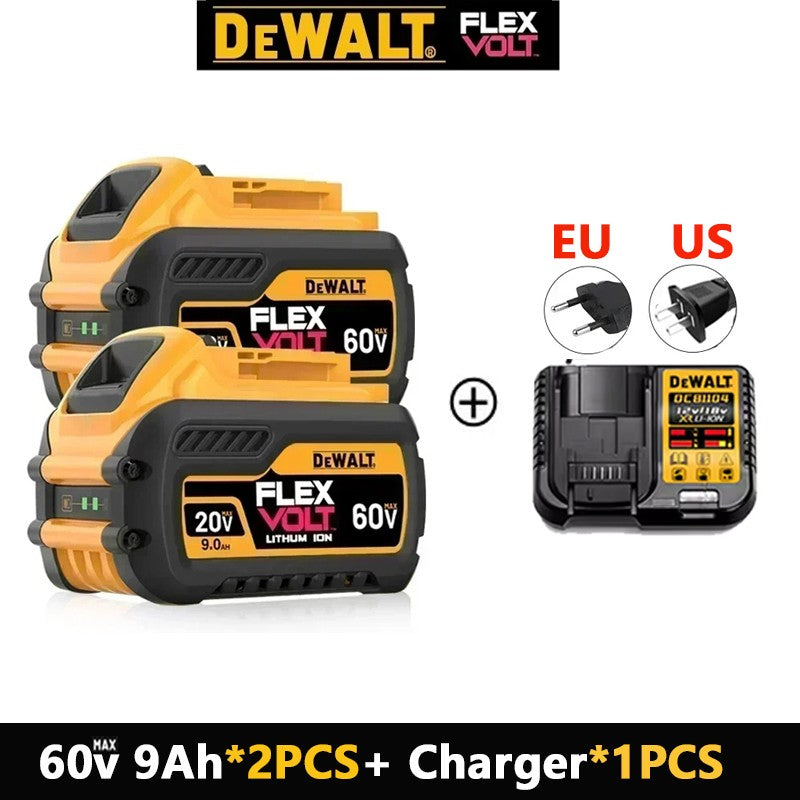 Bateria Original DEWALT 20V/60V 9000mAh? Bateria dewalt 18v? Bateria de Ferramentas Elétricas DCB200 DCB205 DCB206 DCB209? Carregador dewalt 20V