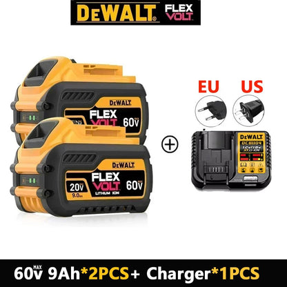 Bateria Original DEWALT 20V/60V 9000mAh? Bateria dewalt 18v? Bateria de Ferramentas Elétricas DCB200 DCB205 DCB206 DCB209? Carregador dewalt 20V