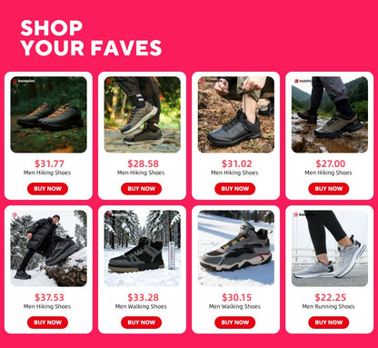 Baasploa New Men's Shoes Outdoors Walking Sneakers Waterproof Shoes Comfort Tenis for Men Non-Slip