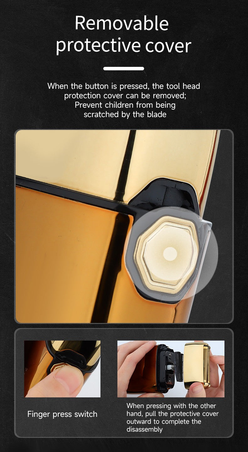 HIENA shaving machine men Electric shaver Hair clipper Rechargeable Metal Housing Pro Electric Shaver For Men Electric home