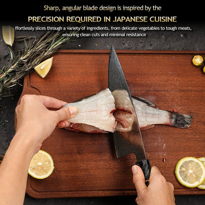 Professional 67-layer Damascus Japanese Kitchen Nakiri Gyuto Chef bread boning Knife Set Home kitchen tool with Carbon Fiber HD