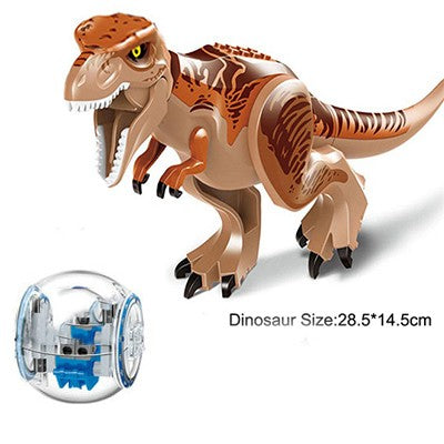 Dinosaur Jurassic Set World Park 3 Model Building Blocks White T Indominus Rex Dino Breakout 8pcs Mosasaurus Velociraptor Animal