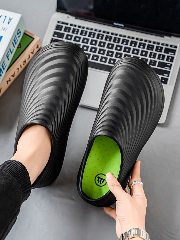 Chef Shoes for Men, New Spring and Autumn Models, Fully Waterproof and Oil-Resistant, Chef-Specific Work Shoes, Rain Boots, Labo