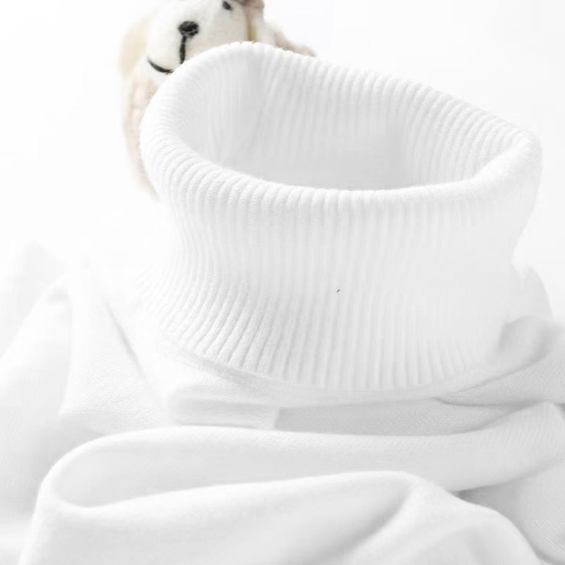 Mens Turtleneck Sweater Slim Fit Knitted Casual Pullover Lightweight Ribbed Long Sleeve Sweaters Autumn Solid Color Streetwear