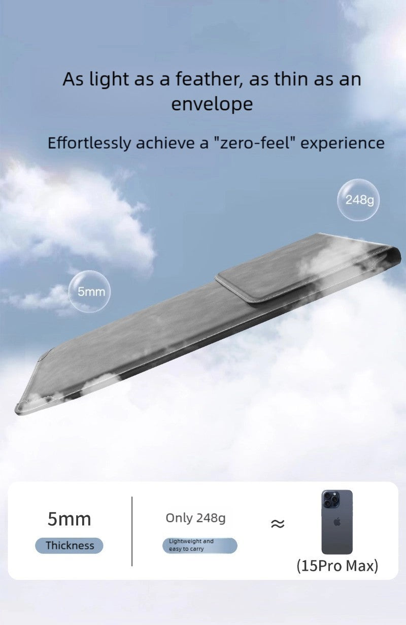 Laptop Sleeve Case 13 14 15 15.6 16Inch For Huawei HP DELL Bag For Macbook Air Pro 13 13.6 M4 Notebook Case with stand Men Women