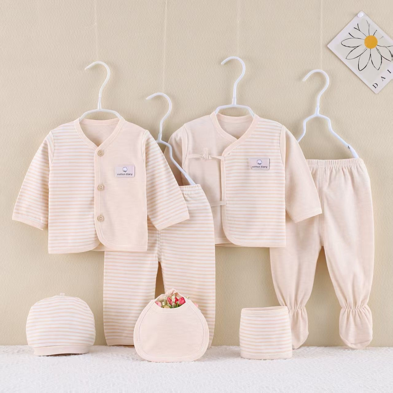 18 Piece/lot Newborn Baby Girl Clothes Set 100% Cotton Infant Baby Girl Set Soft Autumn Boys Clothing Baby Gift Without Box