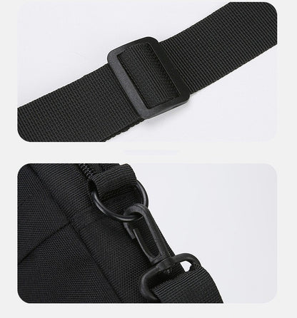 Simple Casual Mini Crossbody Bag Men's Nylon Small Shoulder Bag For Men Oxford Messenger Phone Side Sling Bag Husband Chest Pack