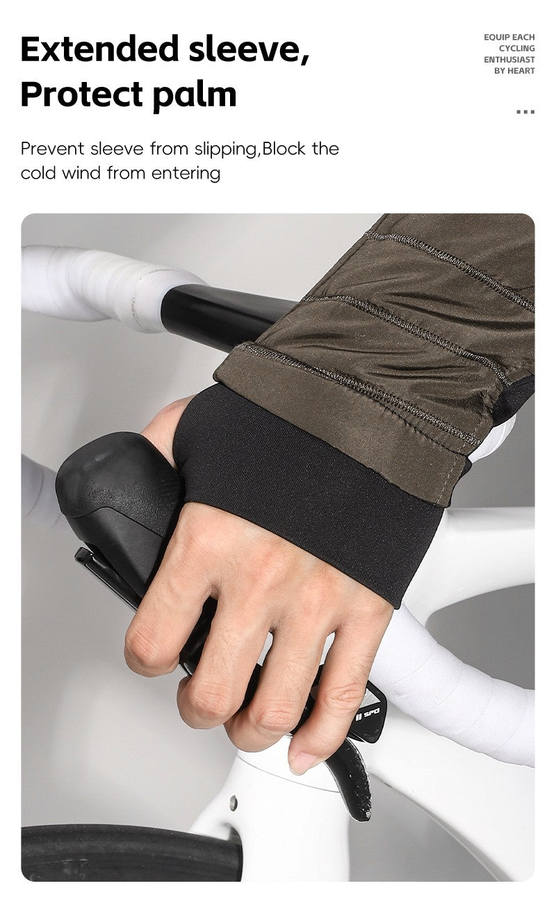 WEST BIKING Cycling Jacket Men Coats Winter Thermal Fleece Windbreaker MTB Bicycle Clothing Motorcycle Bike Jackets 0?-15?