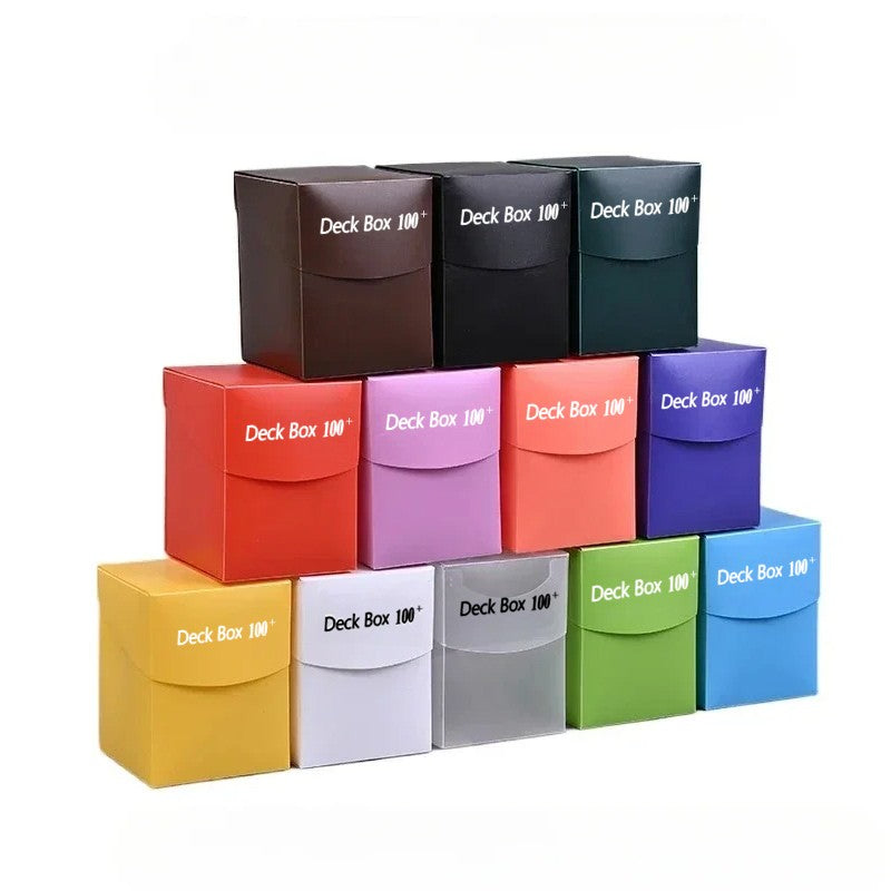 Caixa de Baralho TCG Commander Deckbox para MTG Yugioh PKM Cards Caixa Organizadora de Armazenamento de Cards para mais de 100 Cards de Magic Sport Board Games
