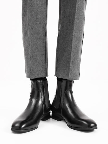 40~46 Botas Chelsea Masculinas 2024 Marca Confortável Moda Couro Botas Masculinas #KD431