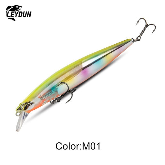 Floating Sea Bass Fishing Lures Baits 130mm 20g Minnow Lures with Flash Blade Hard Lure Good Action Wobblers Tackle Pike